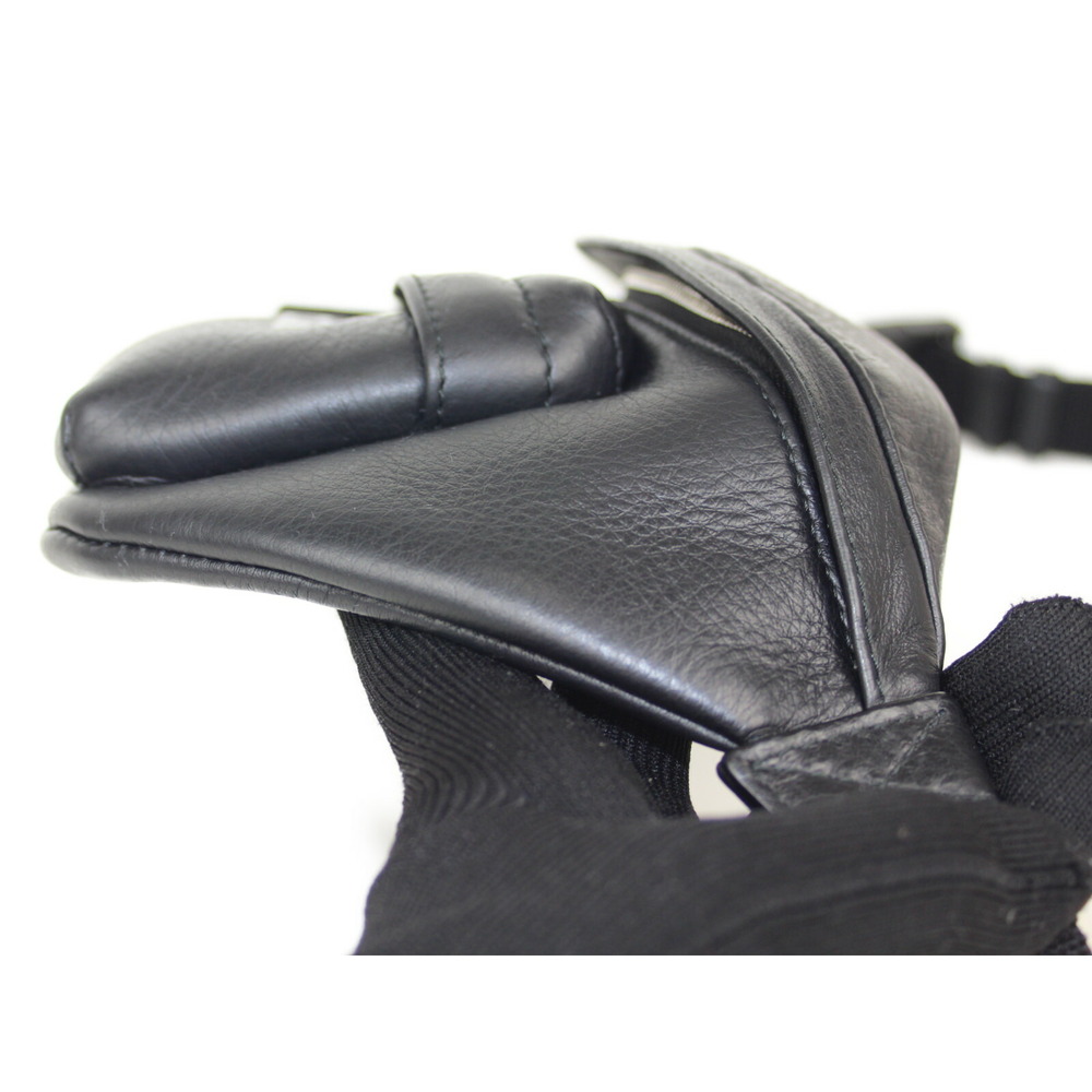 Balenciaga Leather Black Bag Logo Body Belt Everyday XS White DLQQN - Picture 4 of 6